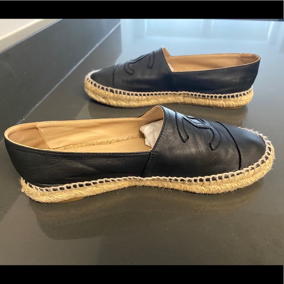 Chanel Lambskin Espadrilles - Picture 8 of 16